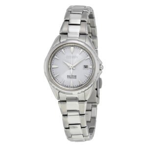 Citizen Titanium Baby Blue Dial Ladies Watch EW2410-54L