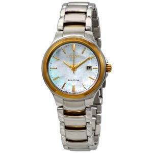Citizen Chandler Light Blue Mother of Pearl Dial Ladies Watch EW2524-55N