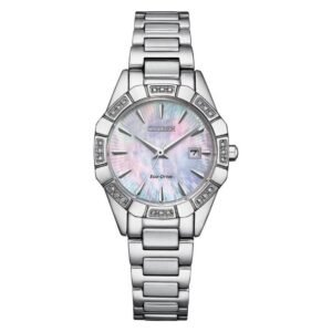 Citizen Eco-Drive Diamond Mother of Pearl Dial Ladies Watch EW2650-51D