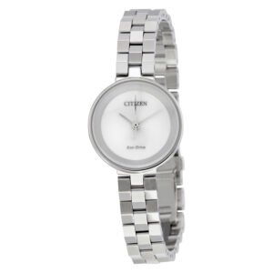 Citizen Silhouette Silver Dial Ladies Watch EW5500-81A