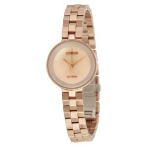 Citizen Silhouette Pink Dial Ladies Watch EW5503-83X