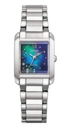 Citizen L Series Eco-Drive Crystal Blue Dial Ladies Watch EW5591-60L