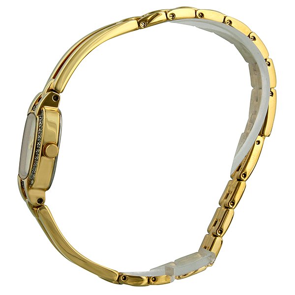 Citizen Silhouette Eco-Drive White Dial Gold-Tone Stainless Steel Ladies Watch EW9932-51A - Image 3