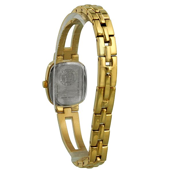 Citizen Silhouette Eco-Drive White Dial Gold-Tone Stainless Steel Ladies Watch EW9932-51A - Image 4