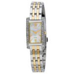 Citizen Silhouette Crystal Mother of Pearl Dial Ladies Watch EX1474-51D