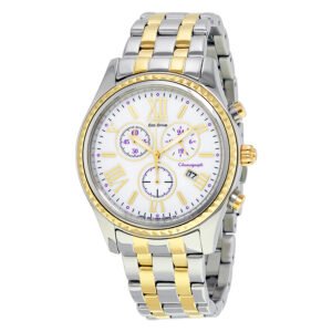 Citizen Eco-Drive Chronograph Two-Tone Stainless Steel Ladies Watch FB1364-53A