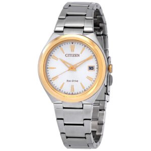 Citizen Eco-Drive White Dial Ladies Watch FE6028-89B