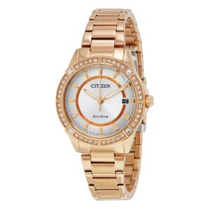 Citizen Drive Silver Dial Ladies Watch FE6062-56A