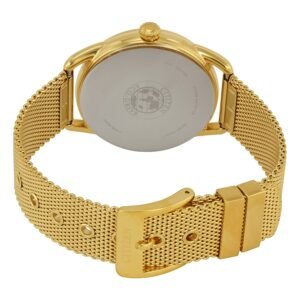 Citizen Drive Black Dial Gold-tone Mesh Ladies Watch FE6082-59E