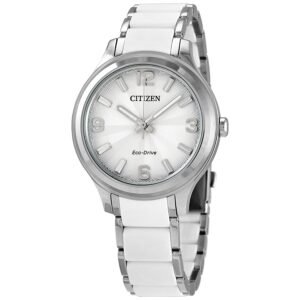 Citizen Drive Silver Dial Ladies Watch FE7070-52A