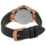 Citizen Axiom Black Dial Black Leather Ladies Watch GA1058-16E