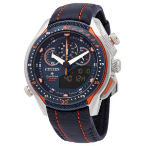 Citizen Promaster Land Perpetual Chronograph Analog-Digital Blue Dial Men's Watch JW0149-10L
