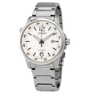 Citizen Automatic Cream Dial Men's Watch NJ0070-53A