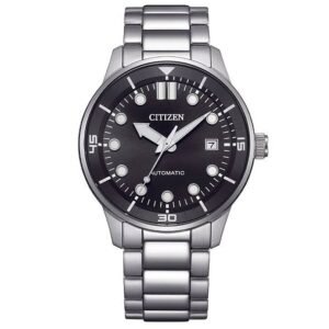 Citizen Automatic Black Dial Men's Watch NJ0191-83E