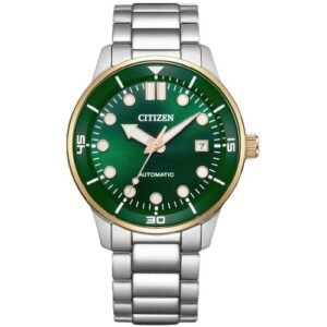 Citizen Automatic Green Dial Men's Watch NJ0196-80X