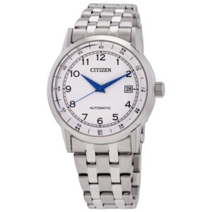 Citizen Mechanical Automatic White Dial Men's Watch NJ0210-56A