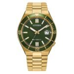 Citizen Tsuyosa Shore Automatic Green Dial Men's Watch NJ0232-53X