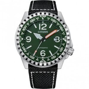 Citizen Automatic Green Dial Men's Watch NJ2198-16X