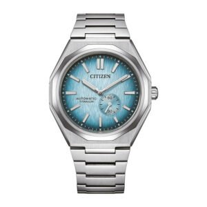 Citizen Zenshin 60 Automatic Light Blue Dial Men's Watch NK5020-58L