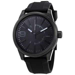 Rasp Black Dial Black Silicone Men's Watch DZ1807 - luxury watch