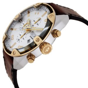 DIESEL Spiked Chronograph Quartz Silver Dial Men's Watch DZ4665