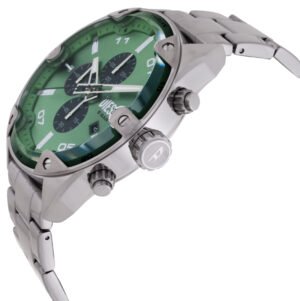 DIESEL Spiked Chronograph Quartz Green Dial Men's Watch DZ4712