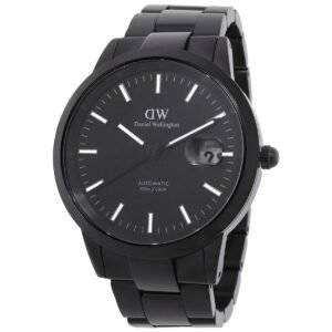 Daniel Wellington Iconic Link Automatic Black Dial Watch DW00100753
