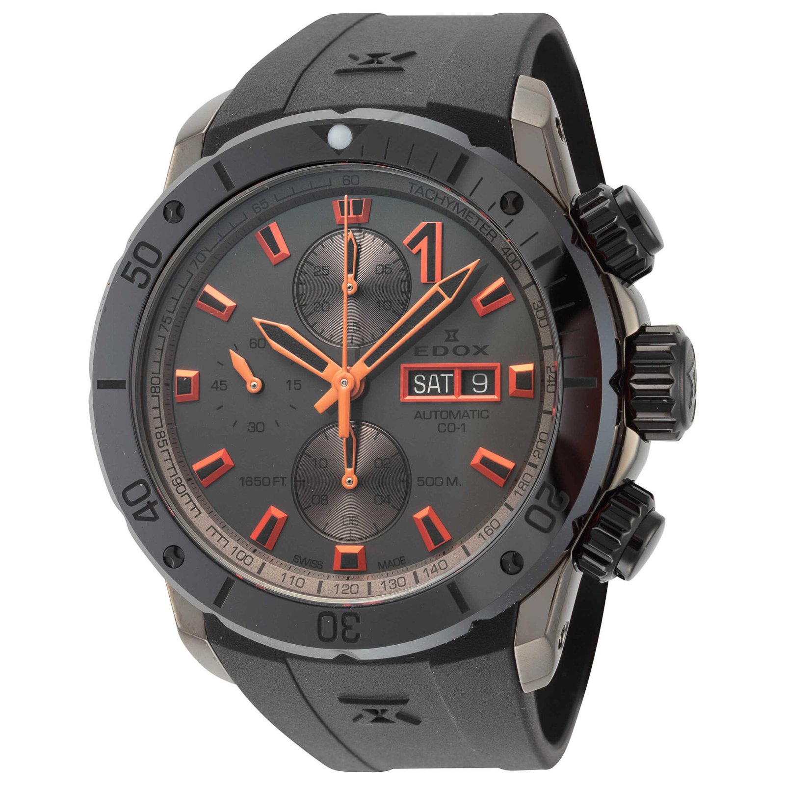 CO-1 45mm Grey Dial Men's Automatic Watch 01128-37GNNOCA-GNO