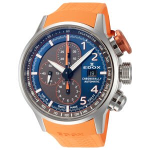 Chronorally 45mm Black Dial Men's Automatic Watch 01129-TOCAO-BUGO