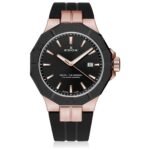 Delfin The Original 43mm Black Dial Men's Quartz Watch 53021-37RNCA-NIR