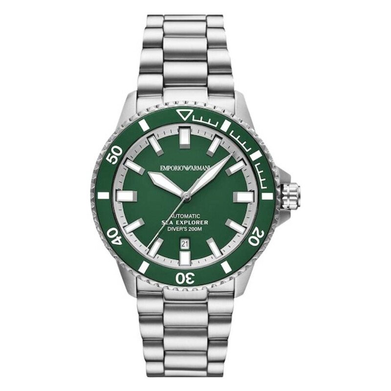 EMPORIO ARMANI Sea Explorer Automatic Green Dial Men's Watch AR60088