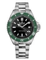 Edox Neptunian Automatic Black Dial Men's Watch 80120 3VM NIN