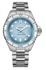 Edox Neptunian Automatic Blue Dial Men's Watch 80801 3BBUM BUCDN