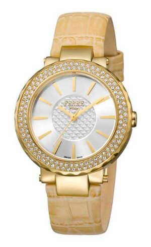 Ferre Milano Silver Dial Ladies Watch FM1L058L0021
