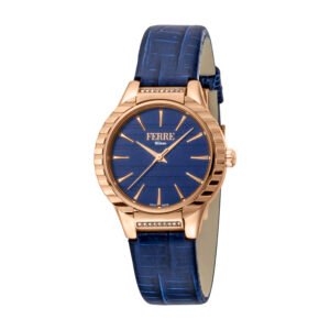 Ferre Milano Quartz Blue Dial Ladies Watch FM1L114L0031