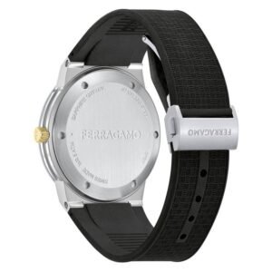 FERRAGAMO Infinity Sapphire Quartz Silver Dial Men's Watch SFST00124