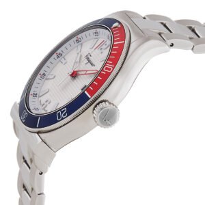 FERRAGAMO 1898 Sport Quartz White Dial Pepsi Bezel Men's Watch SFYK00520