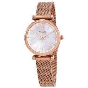 Carlie Mini Quartz Mother of Pearl Dial Ladies Watch ES4433 - luxury watch