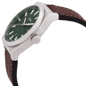 FOSSIL Everett Quartz Green Dial Men's Watch Set FS6080SET