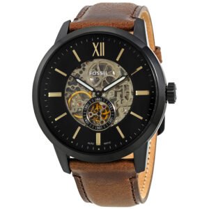FOSSIL Townsman Automatic Black Skeleton Dial Men's Watch ME3155