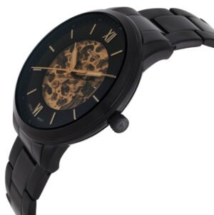 FOSSIL Neutra Automatic Black Skeleton Dial Men's Watch ME3183