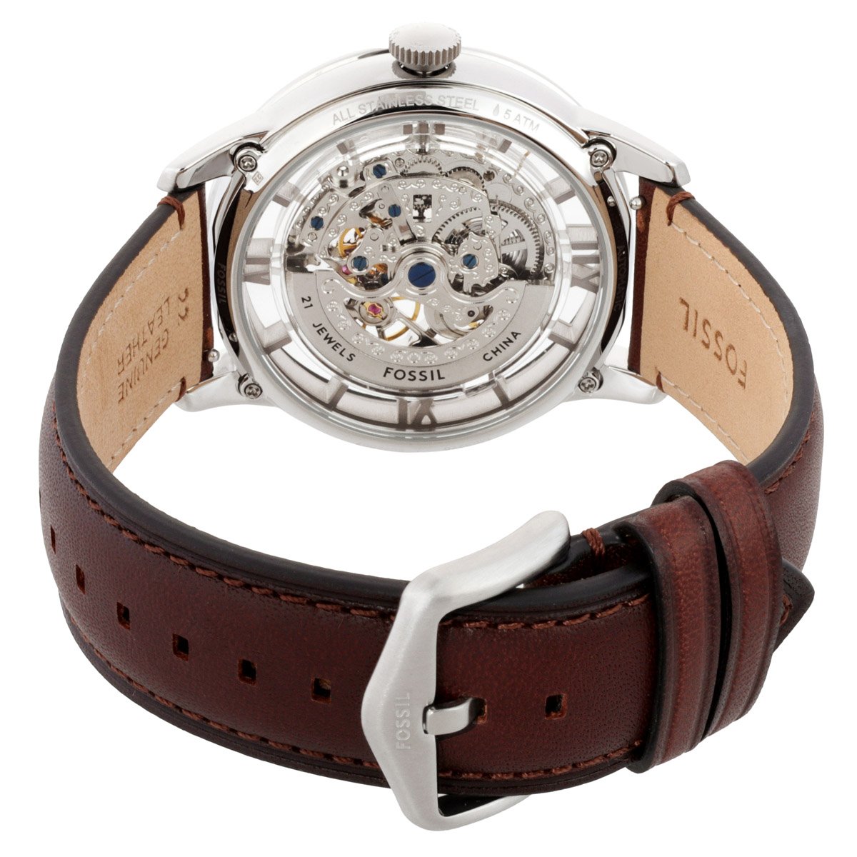 FOSSIL Townsman Automatic Silver Dial Watch ME3270 - Image 2