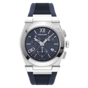 Ferragamo Vega Chrono Quartz Blue Dial Men's Watch SFMR00724