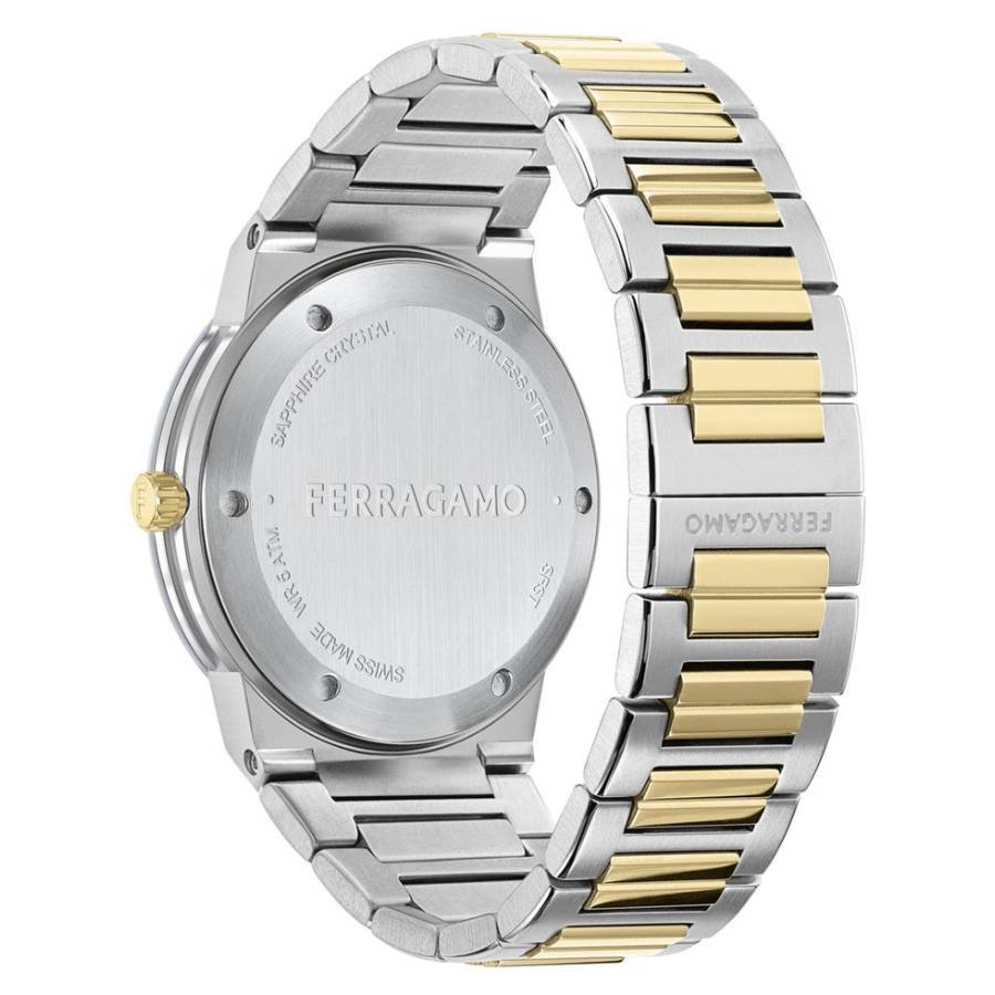 Ferragamo Infinity Sapphire Quartz Green Dial Men's Watch SFST00324 - Image 2