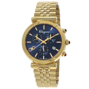 Ferragamo Ora Quartz Blue Dial Watch SFYB02624