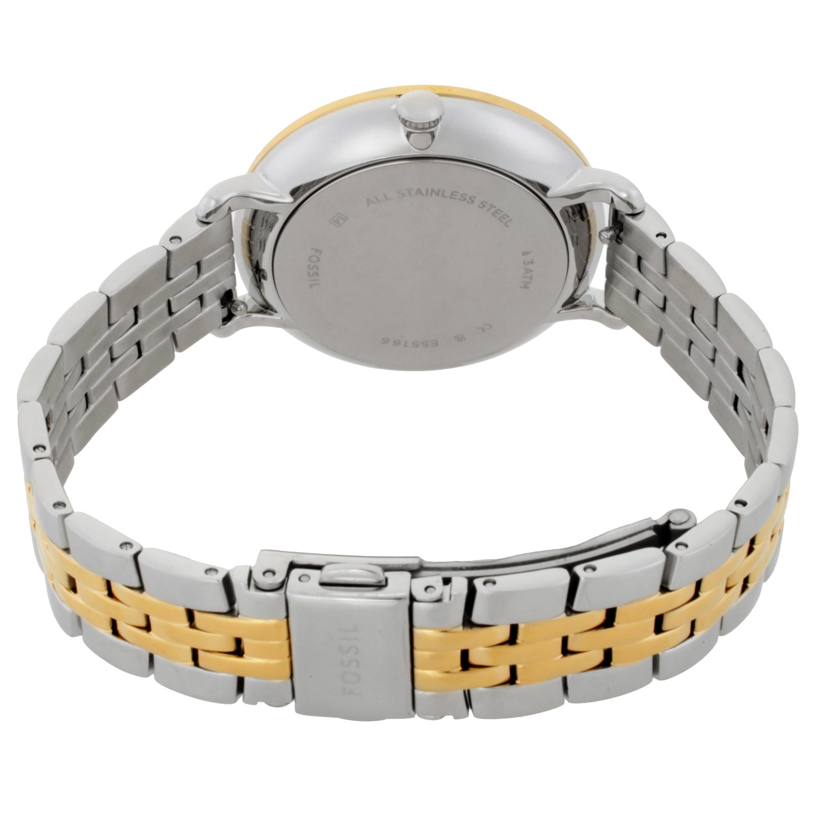 Fossil Jacqueline Quartz Crystal White Dial Ladies Watch ES5166 - Image 3
