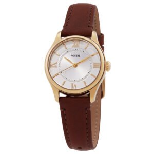 Fossil Gilmore Quartz Silver Dial Ladies Watch ES5423
