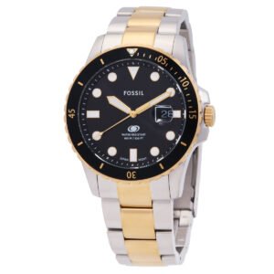 Fossil Fossil Blue Dive Quartz Black Dial Men's Watch FS6031