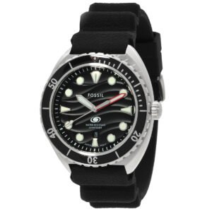 Fossil Breaker Quartz Black Dial Men's Watch FS6062
