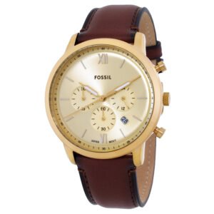 Fossil Neutra Chronograph Quartz Gold Dial Men's Watch FS6113